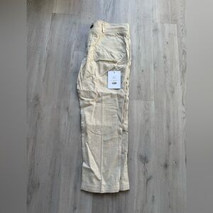 I LOVE UGLY Linen Slim Kobe Pant- regular- bone size large